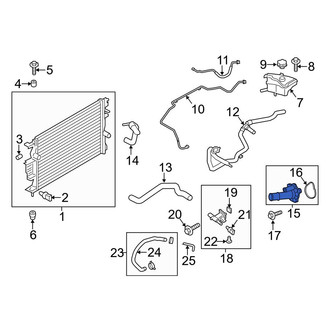 Ford OE - Engine Coolant Thermostat Kit