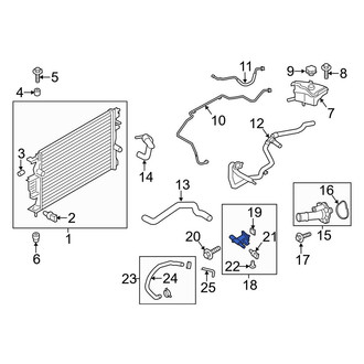 Ford OE - Cooling System Bypass Line Adapter