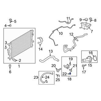 Ford OE - Engine Coolant Temperature Sensor C-Clip