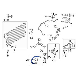 Ford OE - Engine Coolant Bypass Hose