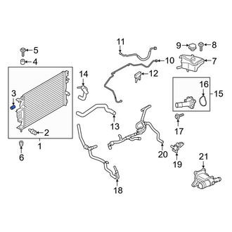 Ford OE - Radiator Mount Nut