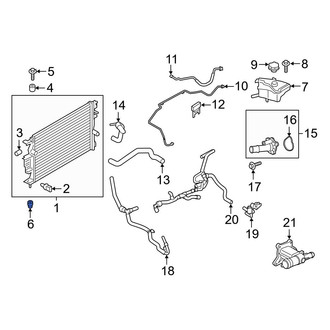 Ford OE - Lower Radiator Insulator