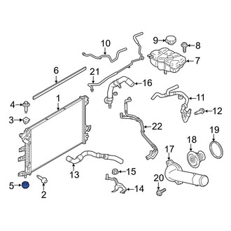 Ford OE - Lower Radiator Insulator