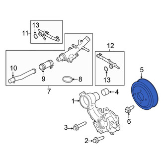 Ford OE - Engine Water Pump Pulley