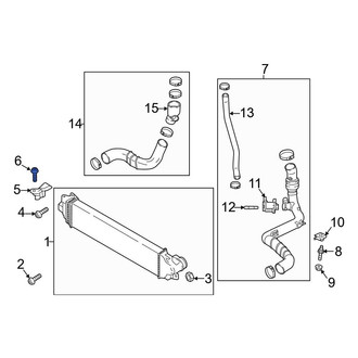 Ford OE - Bumper Cover Support Rail Screw