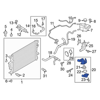 Ford OE - Engine Coolant Thermostat Kit