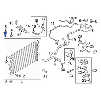 Ford OE - Upper Radiator Mount Bolt