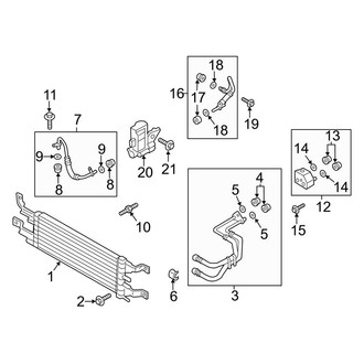 Ford OE - Cooling - Trans Oil Cooler