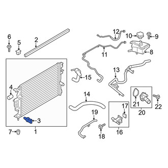 Ford OE - Radiator Drain Plug