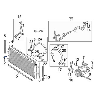 Ford OE - Automatic Transmission Oil Cooler Bolt