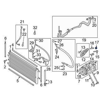 Ford OE - Door Reinforcement Bar Nut