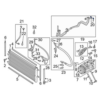 Ford OE - A/C Refrigerant Line O-Ring