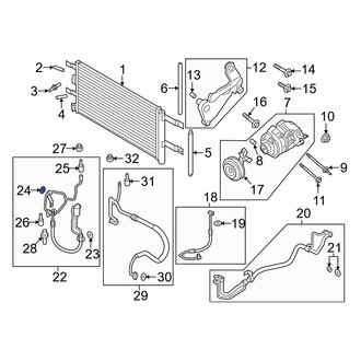 Ford OE - A/C Refrigerant Line O-Ring
