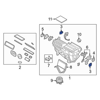Ford OE - HVAC Blend Door Actuator