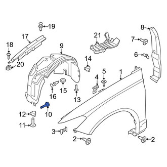 Ford OE - Cowl Cover Clip