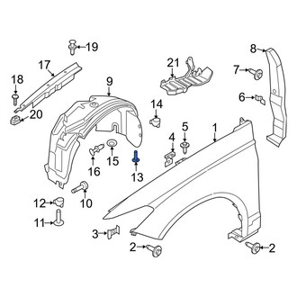 Ford OE - Bumper Cover Screw