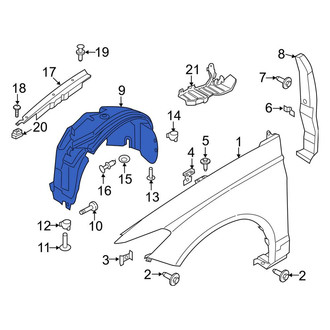 Ford OE - Front Right Fender Splash Shield
