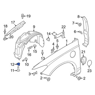 Ford OE - Floor Pan Heat Shield Nut