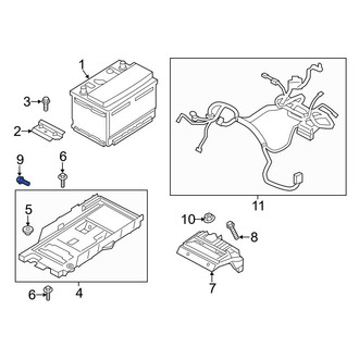Ford OE - Battery Tray Bolt
