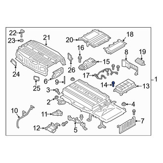 Ford OE - Air Bag Impact Sensor Screw