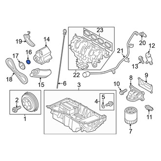 Ford OE - Engine Oil Pump Pickup Tube O-Ring