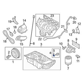 Ford OE - Engine Oil Drain Plug Gasket