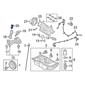 Ford OE - Left Engine Timing Chain Guide
