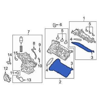 Ford OE - Left Outer Engine Valve Cover Gasket