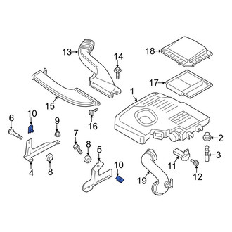 Ford OE - Automatic Transmission Mount Nut