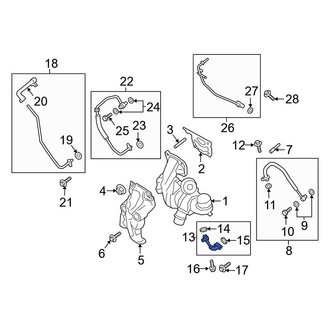 Ford OE - Turbocharger Oil Line