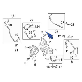 Ford OE - Turbocharger Gasket