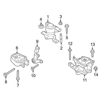 Ford OE - Engine / Transaxle - Engine & Transmission Mounting