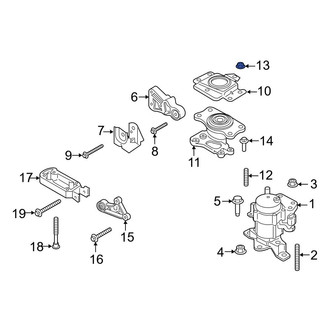 Ford OE - Automatic Transmission Mount Nut