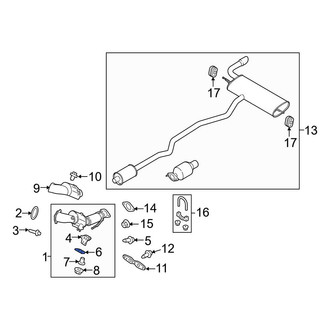 Ford OE - Catalytic Converter Bracket
