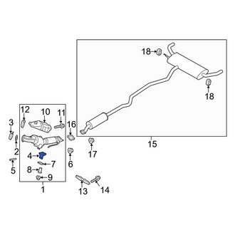 Ford OE - Catalytic Converter Bracket