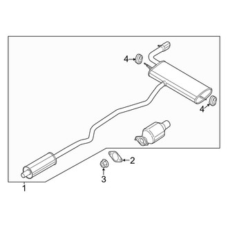 Ford OE - Exhaust System - Exhaust Components