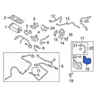 Ford OE - Vapor Canister Purge Valve Assembly Gasket