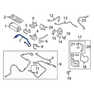 Ford OE - Evaporative Emissions System Lines