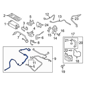 Ford OE - Evaporative Emissions System Lines
