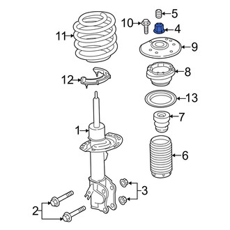 Ford OE - Upper Suspension Strut Nut
