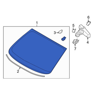 Ford OE - Front Windshield