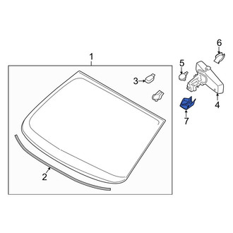Ford OE - Front Lower Rain Sensor Cover