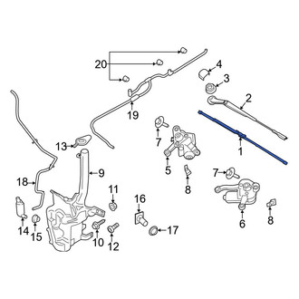 Ford OE - Left Wiper Blade