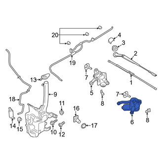 Ford OE - Left Wiper Motor