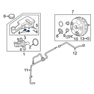 Ford OE - Brake Master Cylinder Reservoir Gasket