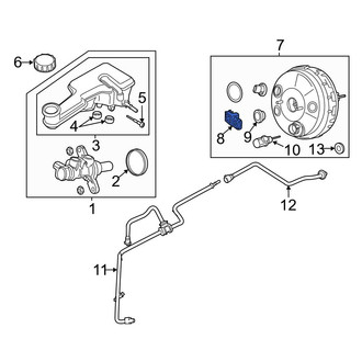 Ford OE - Power Brake Booster Vacuum Sensor
