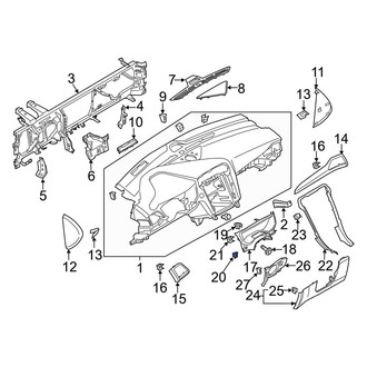 Ford OE - Door Window Switch Bezel Clip