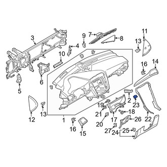 Ford OE - Door Window Switch Bezel Clip