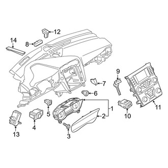 Ford OE - Instrument Panel - Cluster & Switches