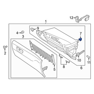 Ford OE - Door Interior Trim Panel Retainer